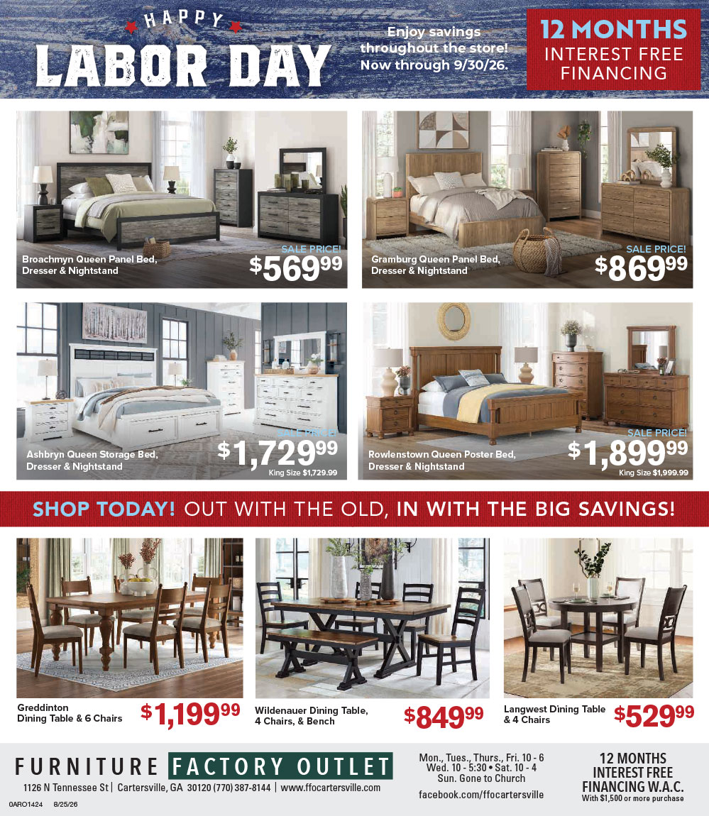 FFO Cartersville Labor Day Ad Page 2