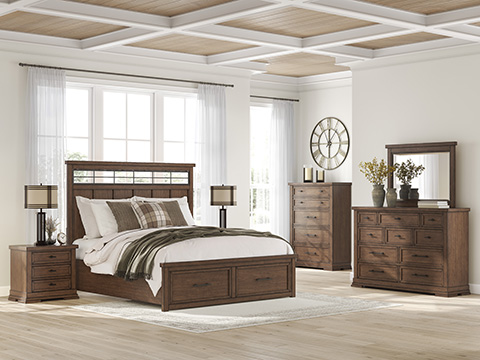Taffenbrook Queen Panel Storage Bed image 1