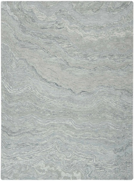 GRACEFUL BLUE RUG 5'3" X 7'3" image 1