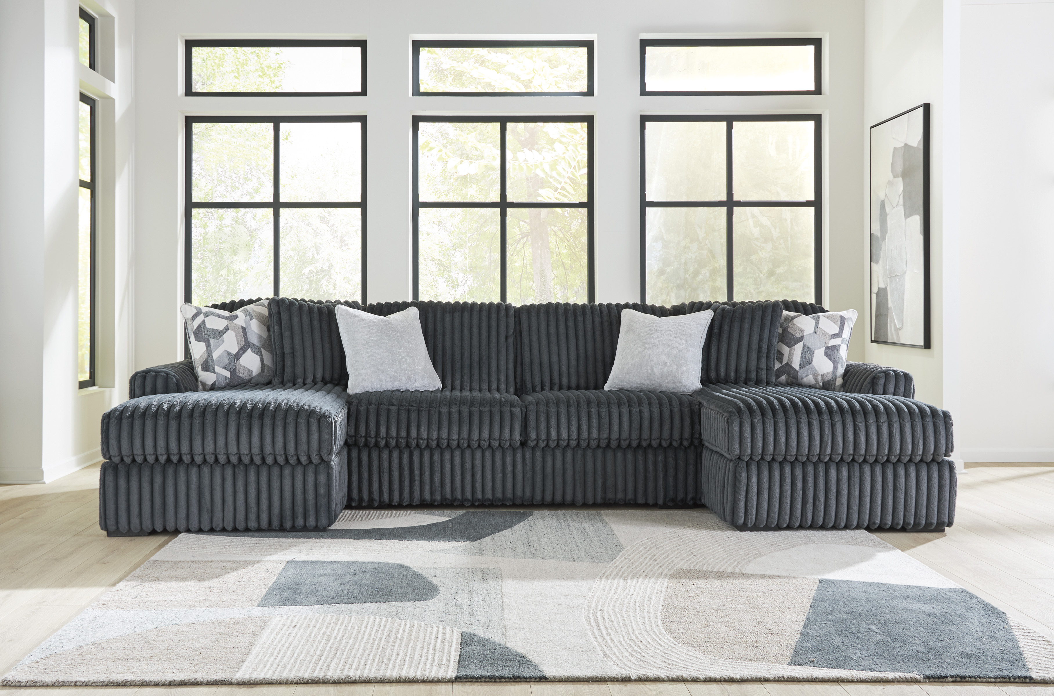 Midnight-Madness 3-Piece Sectional with Chaise image 1