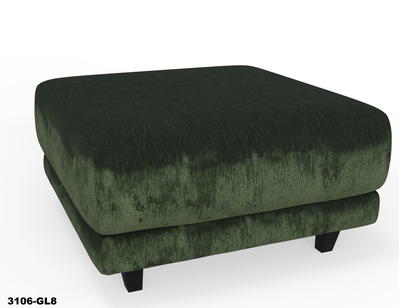 Luscious Pine Ottoman-DISPLAY MODEL image 1