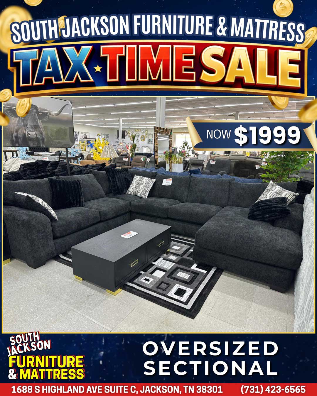 Tax Time Sale at South Jackson Furniture & Mattress