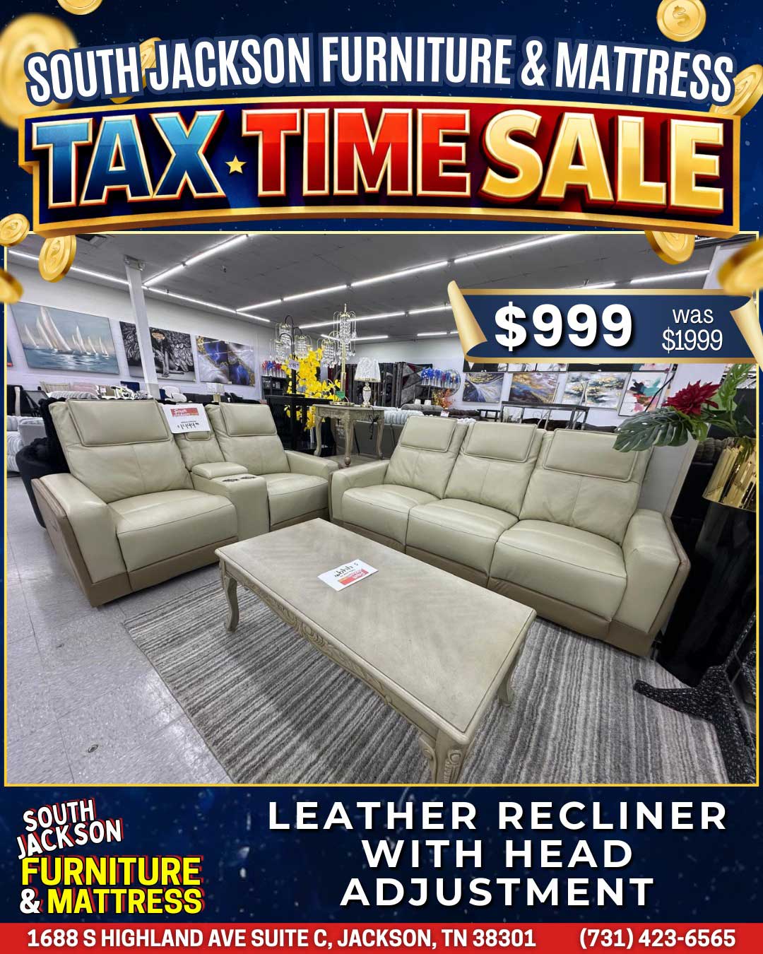 Tax Time Sale at South Jackson Furniture & Mattress