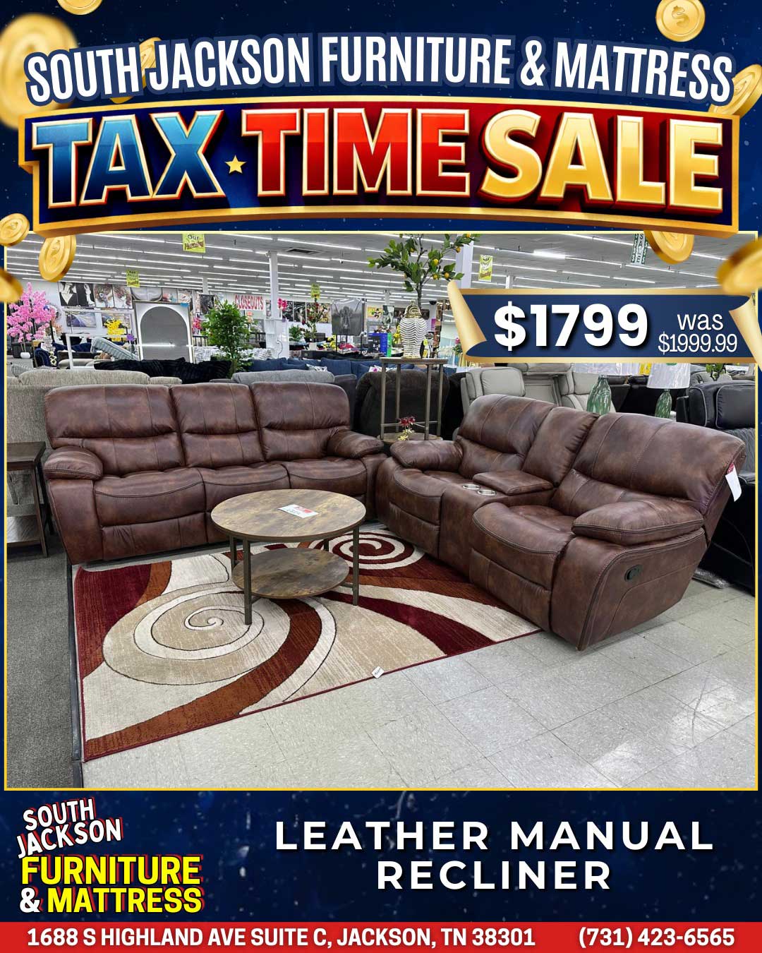 Tax Time Sale at South Jackson Furniture & Mattress