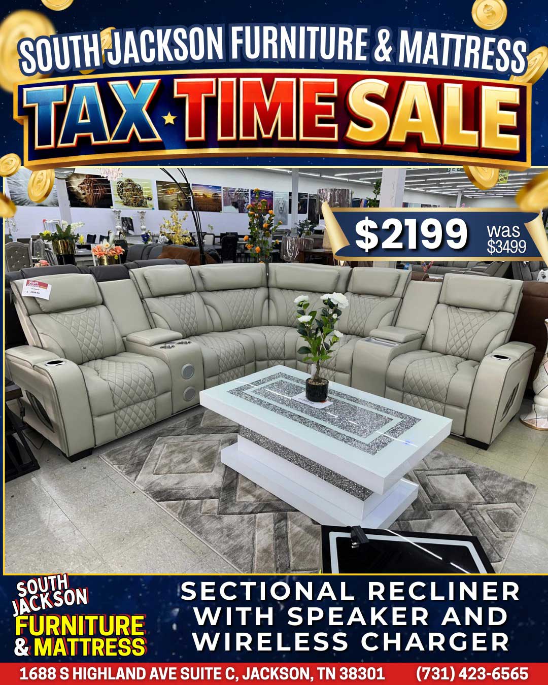 Tax Time Sale at South Jackson Furniture & Mattress