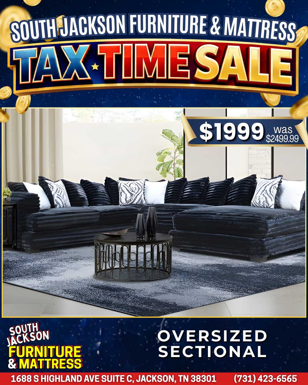 Tax Time Sale at South Jackson Furniture & Mattress