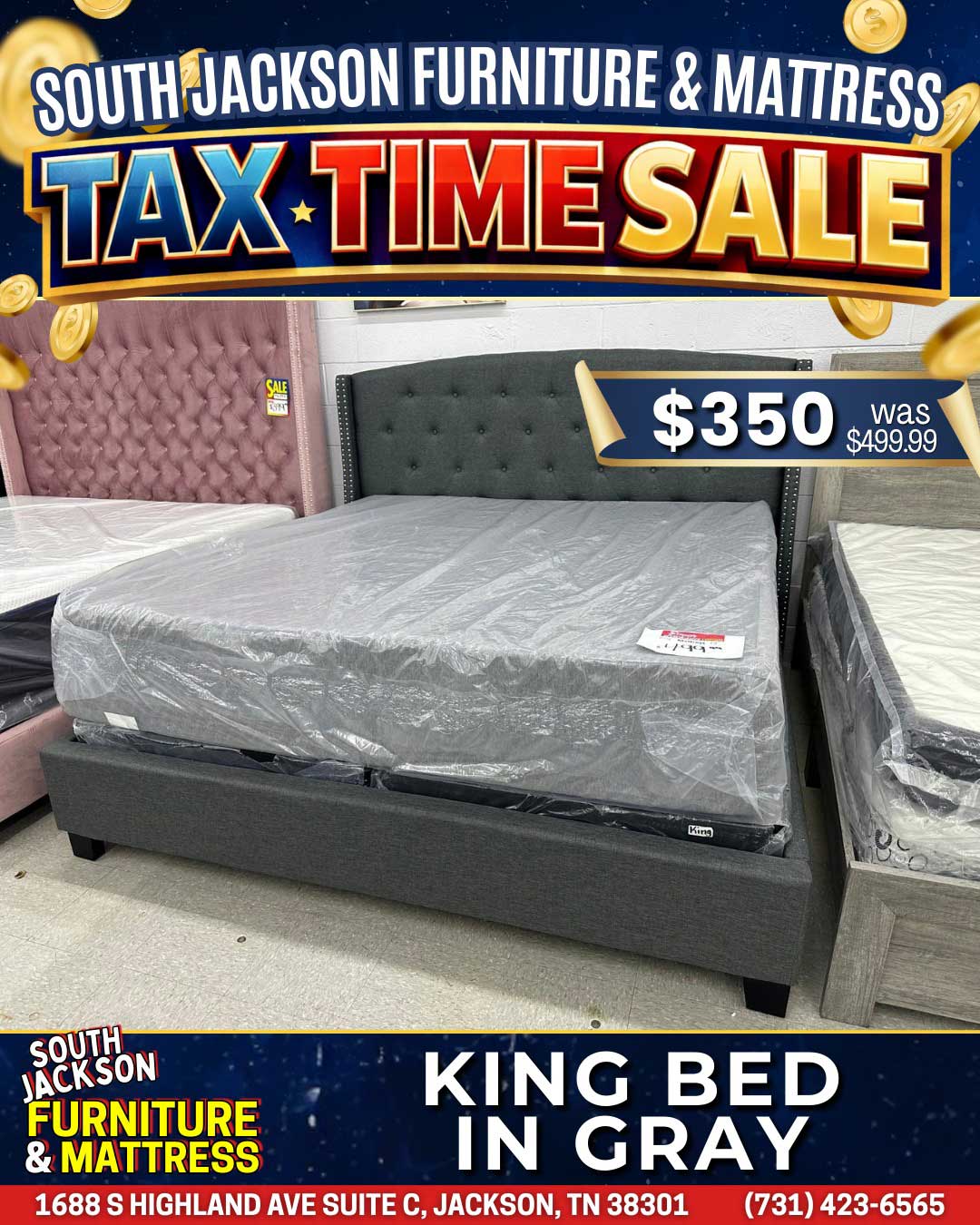 Tax Time Sale at South Jackson Furniture & Mattress