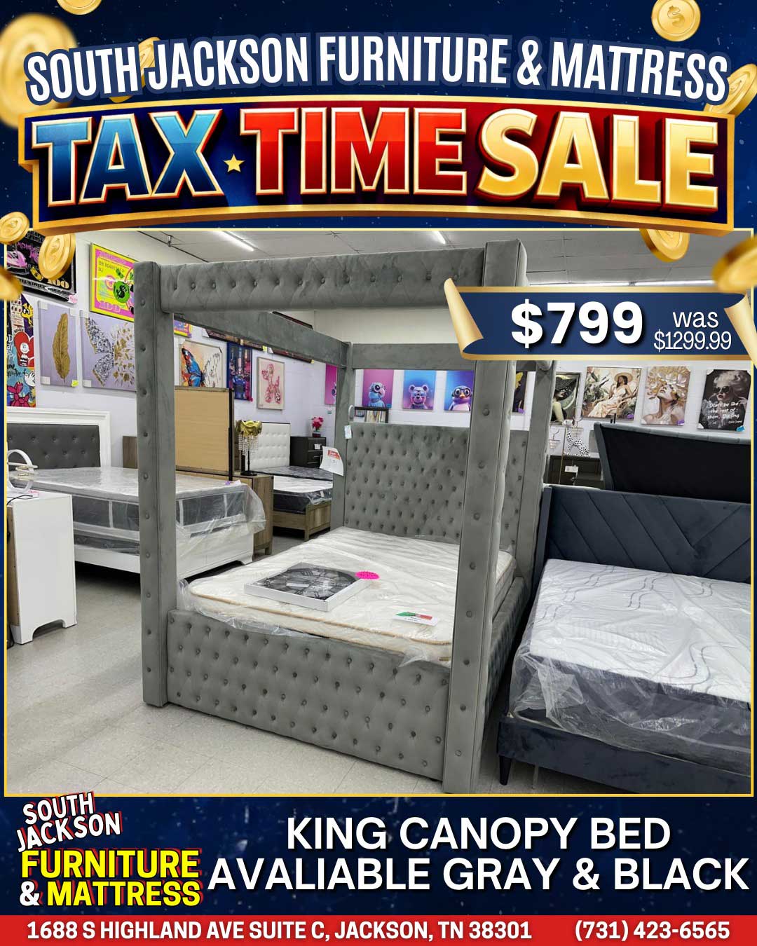 Tax Time Sale at South Jackson Furniture & Mattress