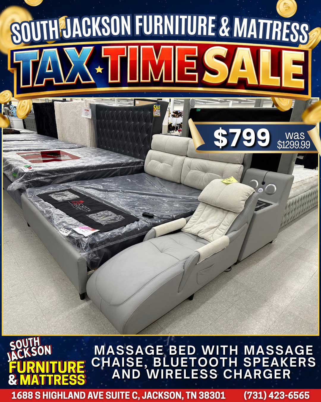 Tax Time Sale at South Jackson Furniture & Mattress