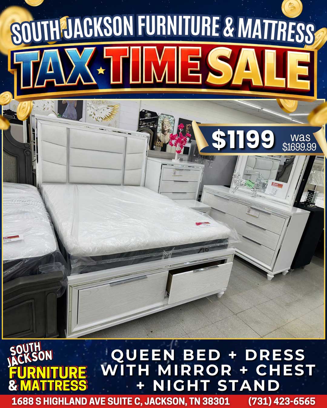 Tax Time Sale at South Jackson Furniture & Mattress