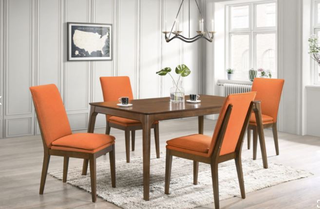 Maggie 5 Pc Wood Table 4 side Chairs image 1