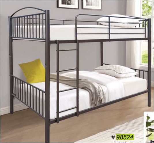 FULL/FULL Bunkbed Gun Metal