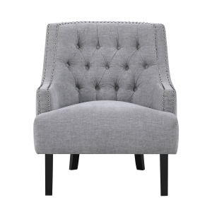 Nailhead Accent Chair Gray image 1