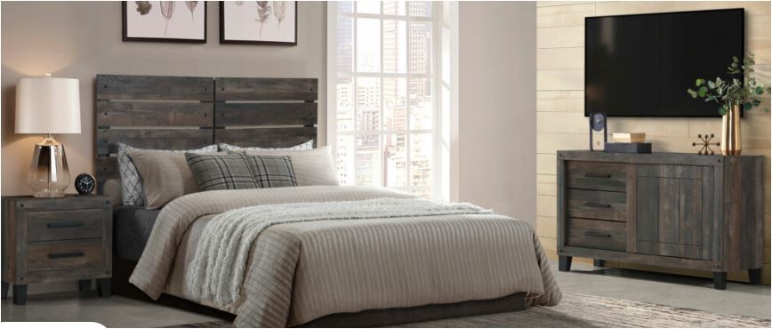 Burt 3 Pc Bedroom Dresser/Queen Headboard/Nightstand image 1
