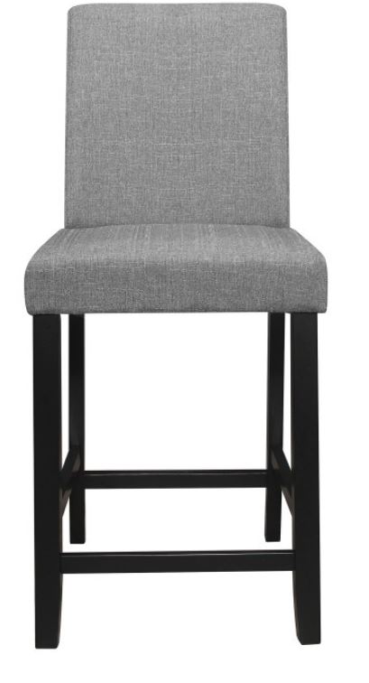 Counter Stool Gray Fabric image 1