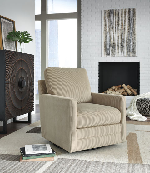 Icaman Sand Swivel Chair image 1