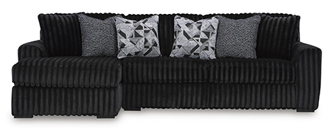 Midnight-Madness 2-Piece Sectional Sofa with Chaise image 1