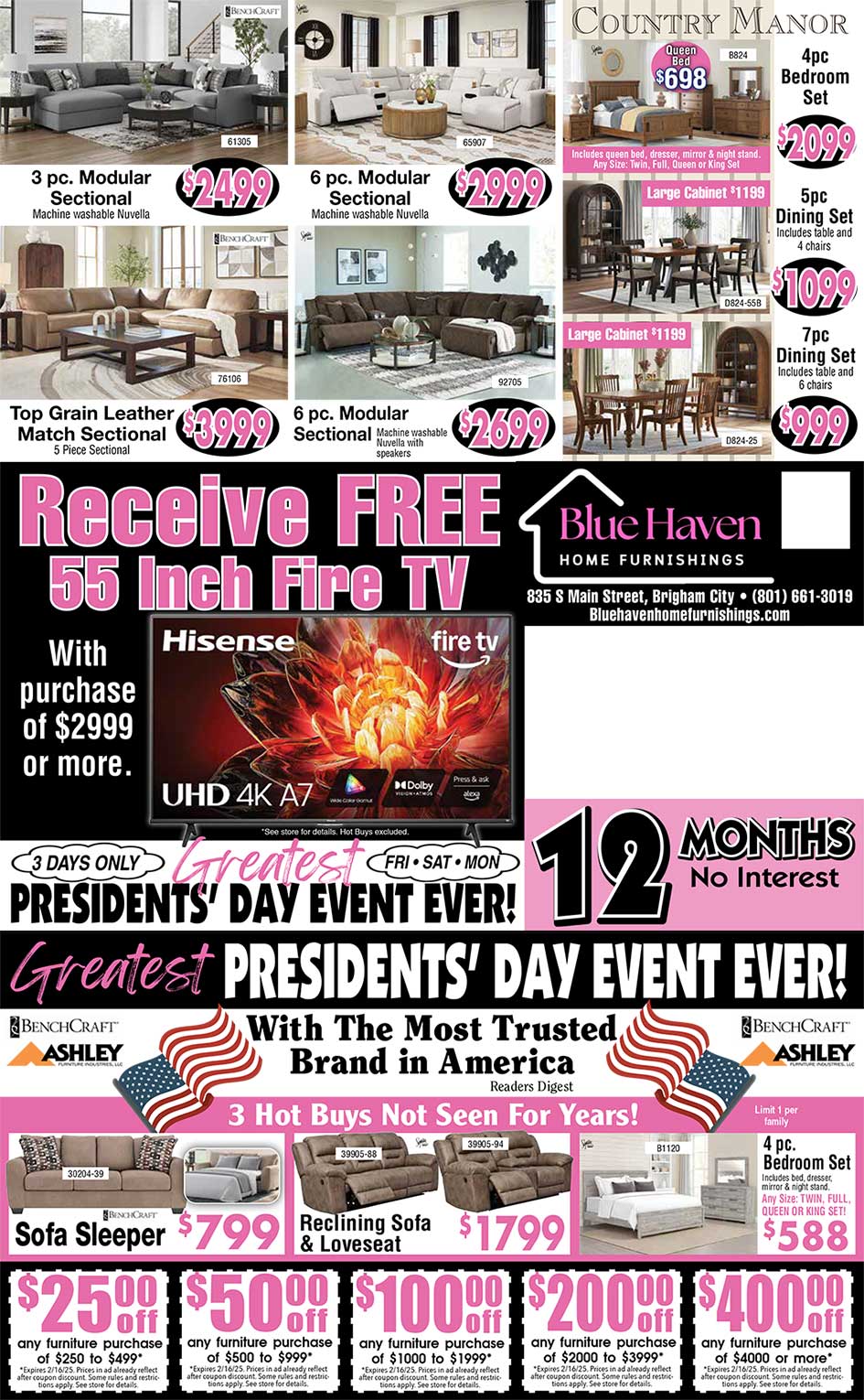 Prez Day Ad Page 1