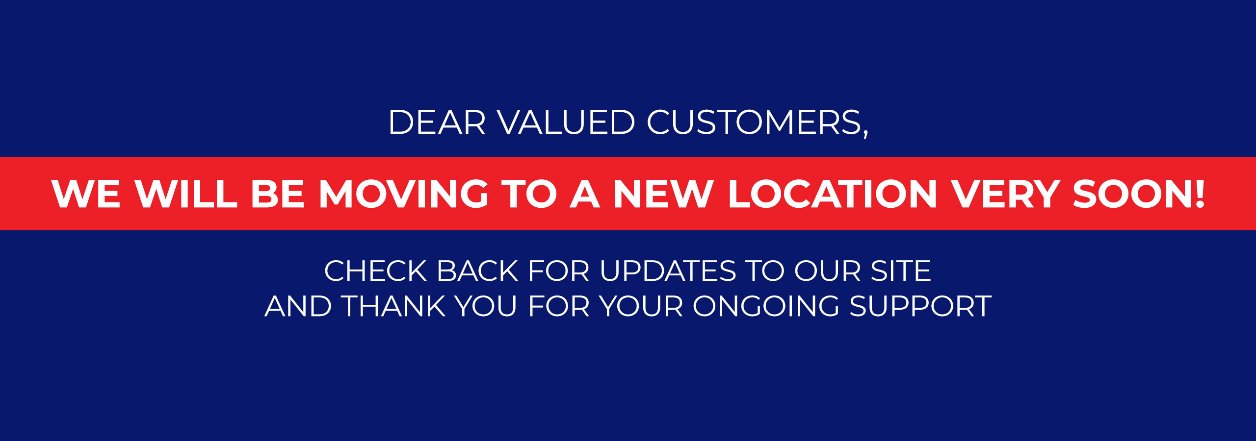 Store Location Update