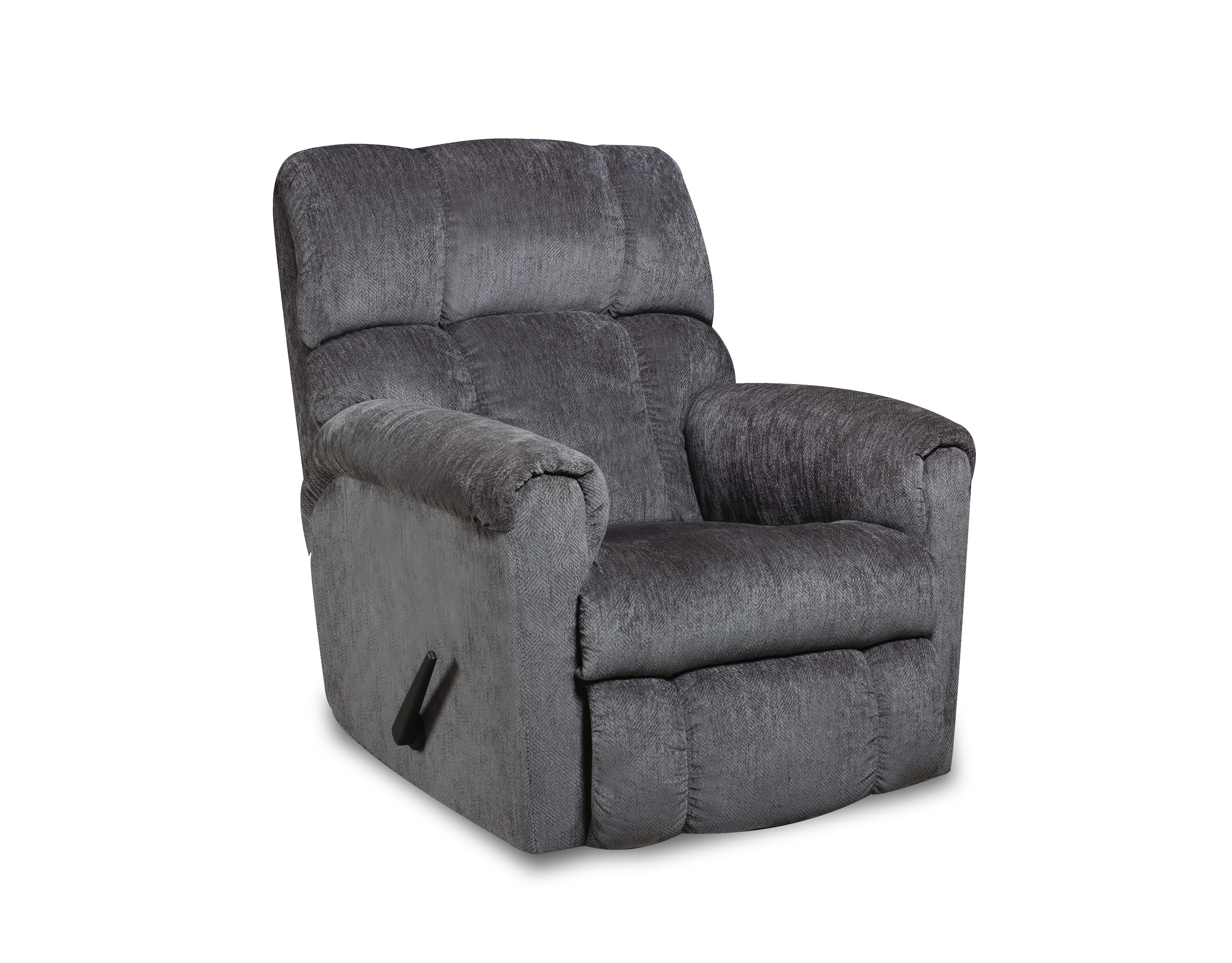 HomeStretch Norton Grey Rocker Recliner image 1