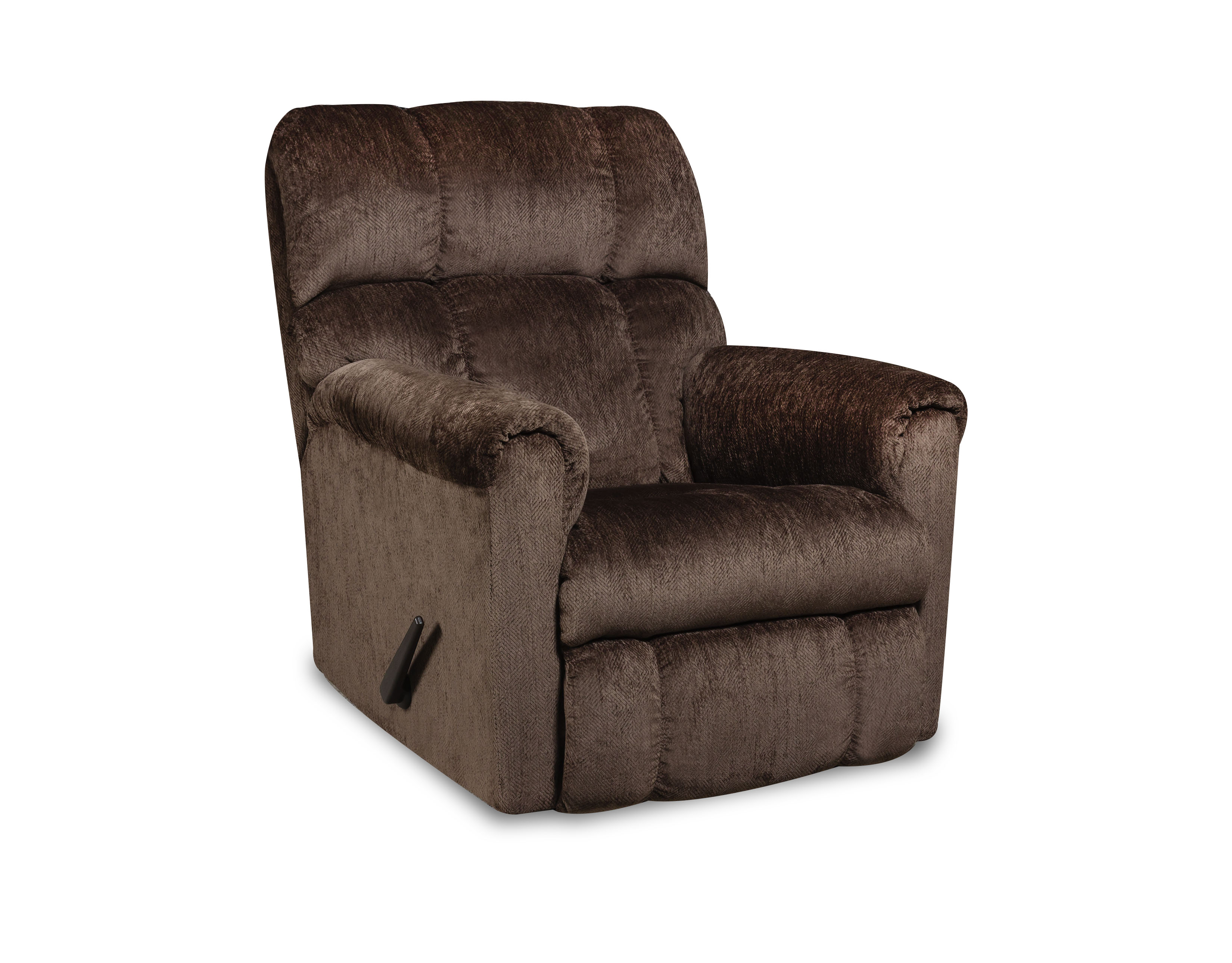 HomeStretch Norton Brown Rocker Recliner image 1