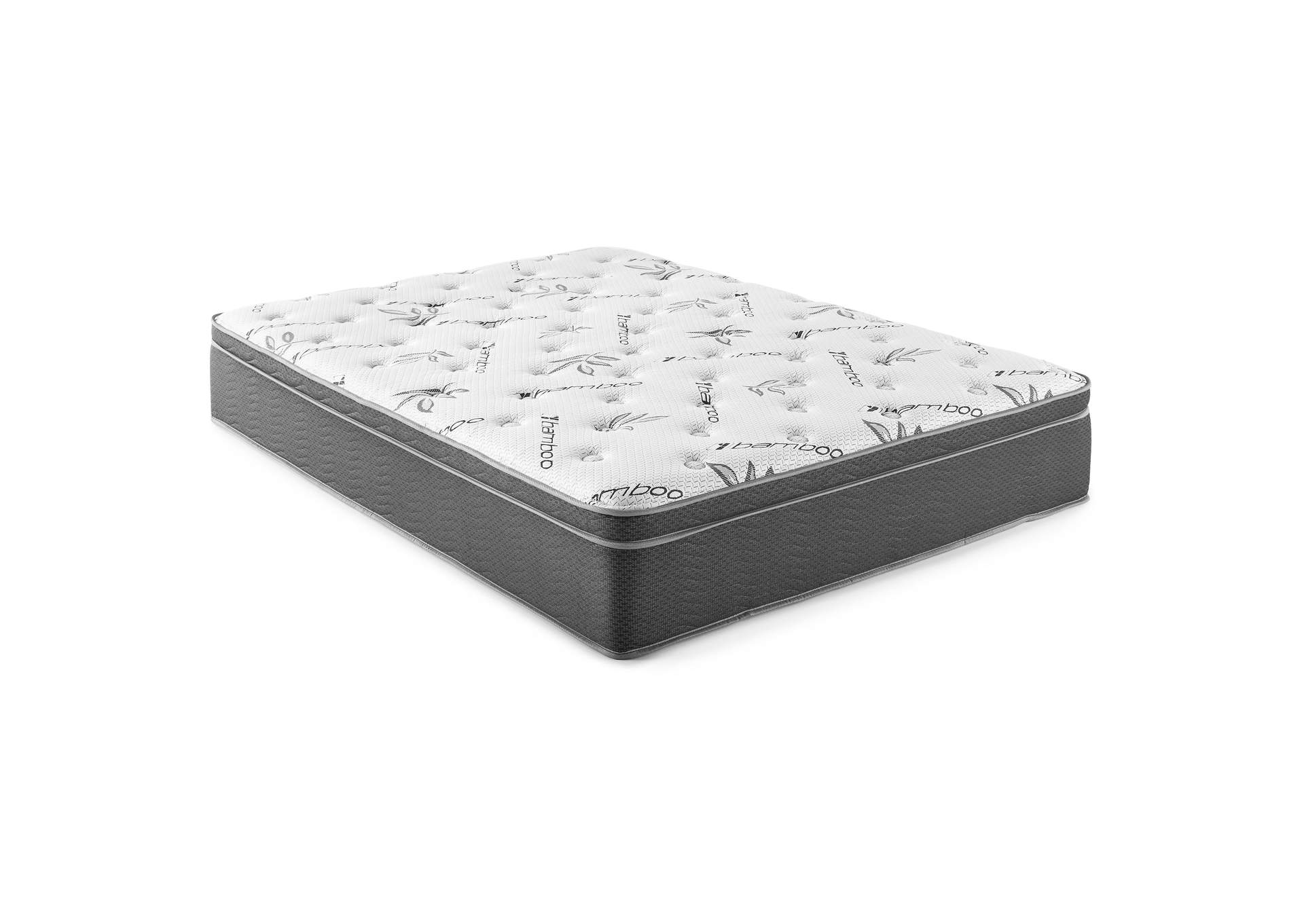 QUEEN BAMBOO 13" EUROTOP MATTRESS image 1