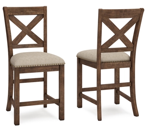 D631-124 Moriville Counter Height Dining Chairs (Pair) image 1
