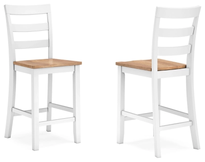 D398-124 Gesthaven Counter Height  Dining Chairs Pair image 1