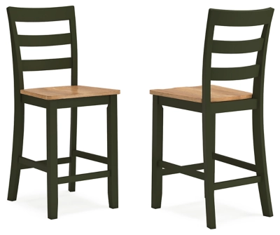 D401-124 Gesthaven Counter Height  Dining Chairs Pair image 1