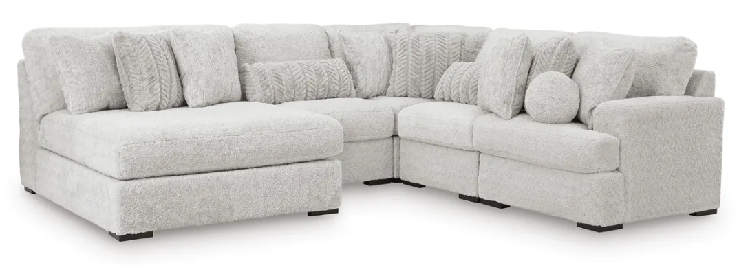 Cuddle Plush 5-Piece Sectional with Chaise image 1