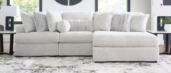Cuddle Plush 3-Piece Sectional with Chaise image 1