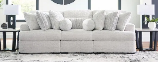 Cuddle Plush 3-Piece Sectional image 1