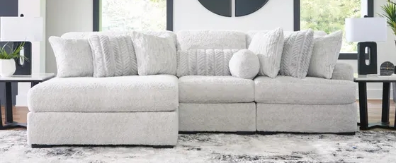 Cuddle Plush 3-Piece Sectional with Chaise image 1