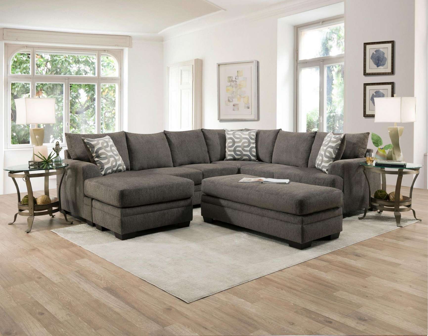 1310 Bailey Charcoal Sectional image 1