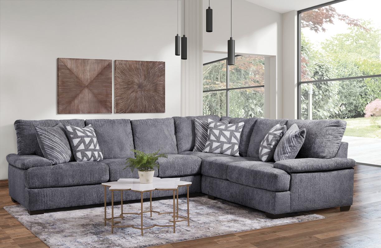 2170 Vega Charcoal Sectional image 1