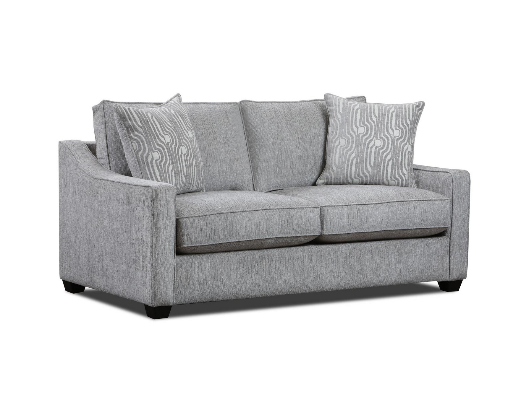 1128 Bowmore Gray loveseat image 1