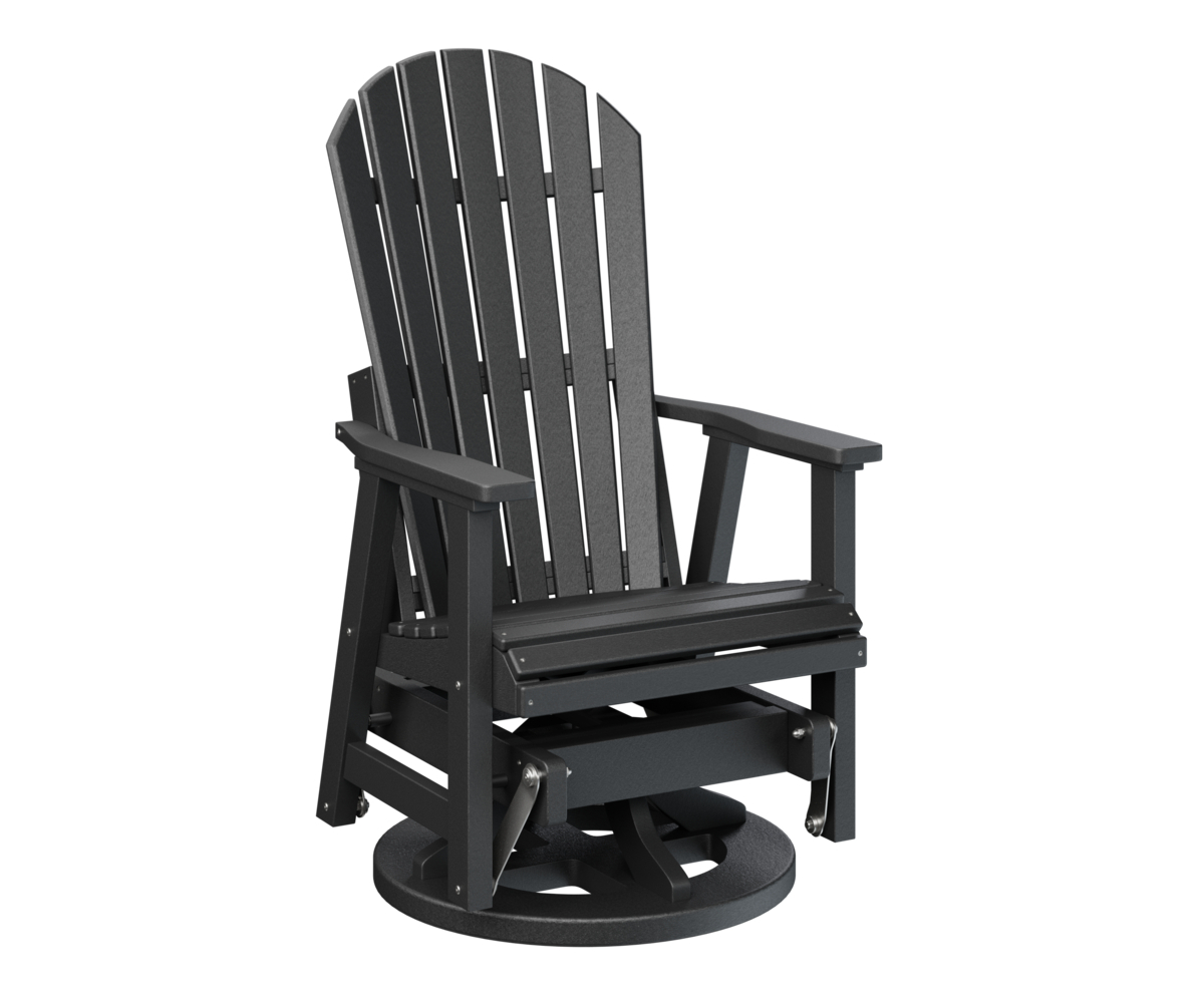 Comfo Back Swivel Glider (Black over Black) image 1