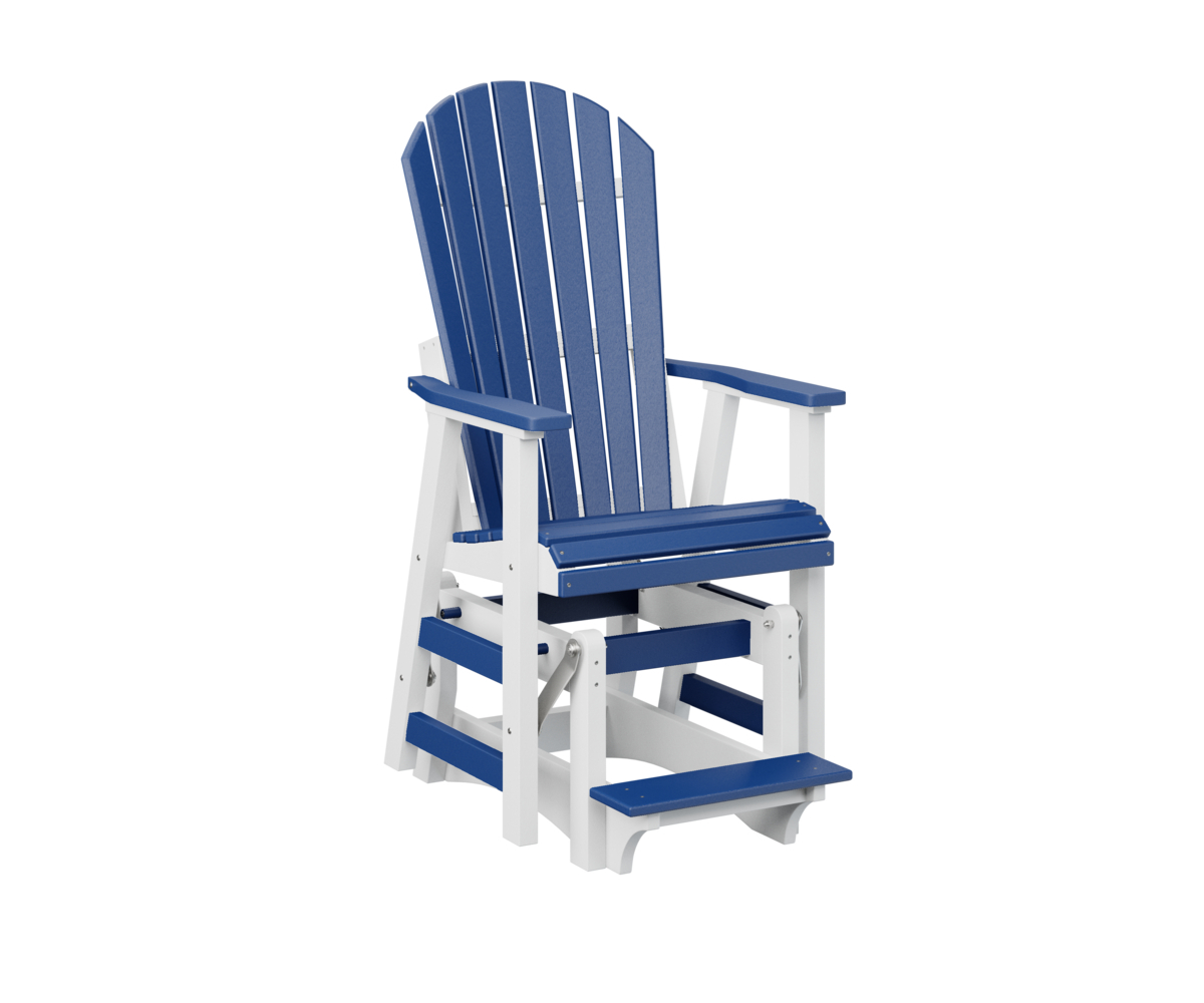 Comfo Back Counter Glider (Navy over White) image 1