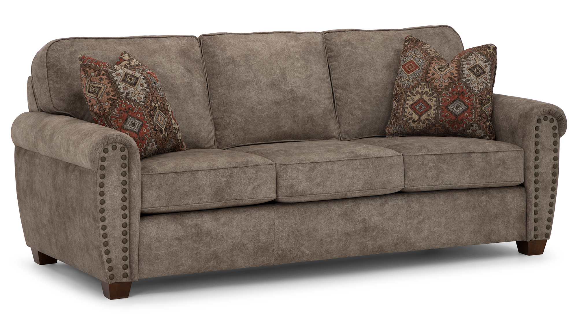 616 Nailhead Trim Sofa in "Texas Canyon" image 1