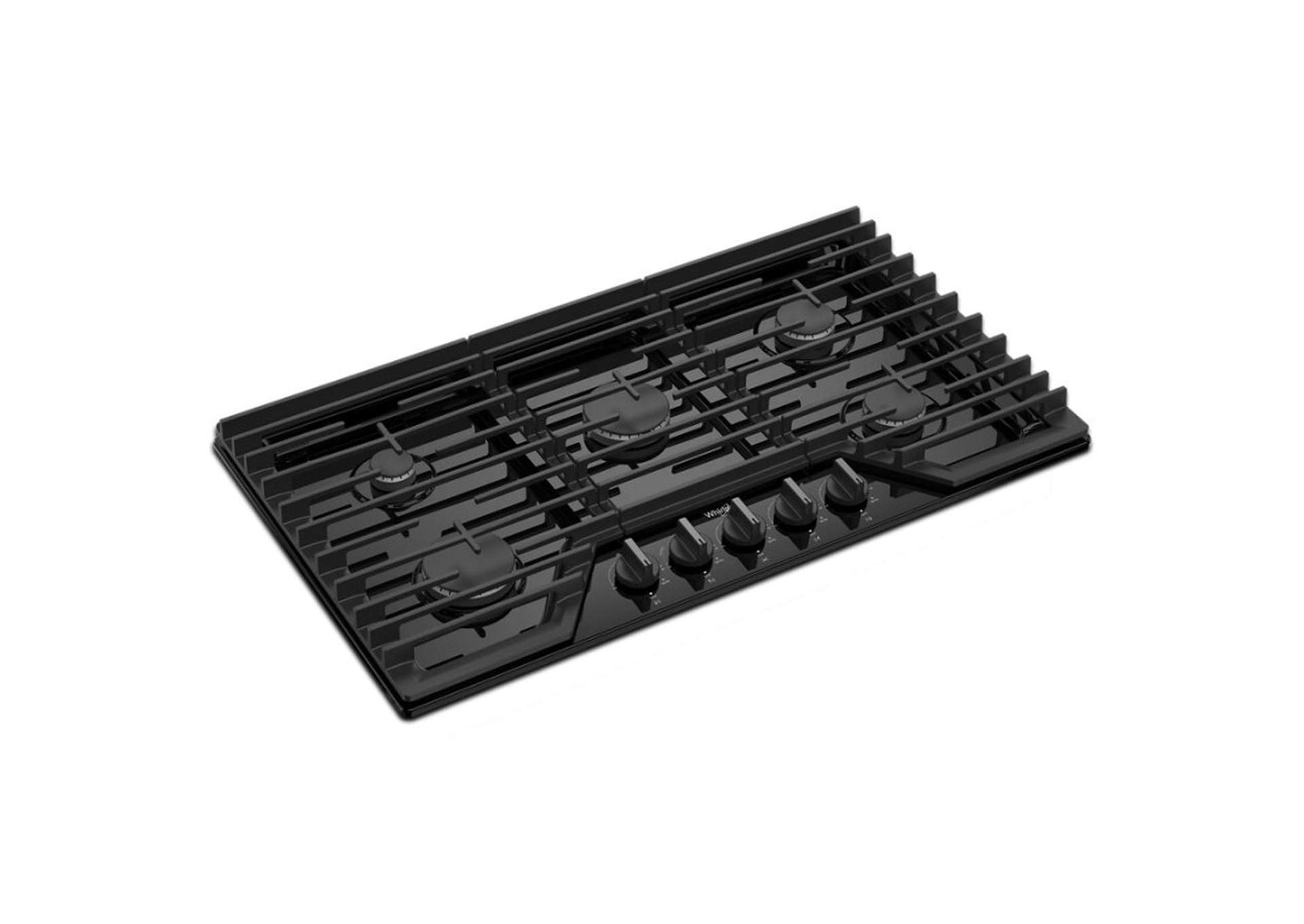 36-inch Gas Cooktop with EZ-2-Lift Hinged Cast-Iron Grates