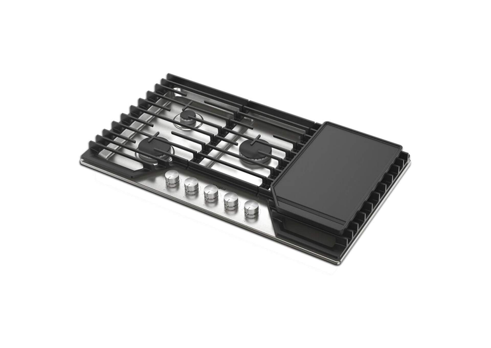 36-inch Gas Cooktop with 2-in-1 Hinged Grate to Griddle