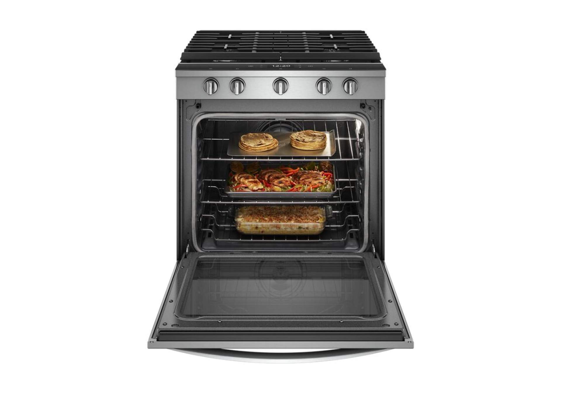 5.8 cu. ft. Smart Slide-in Gas Range with Air Fry, when Connected