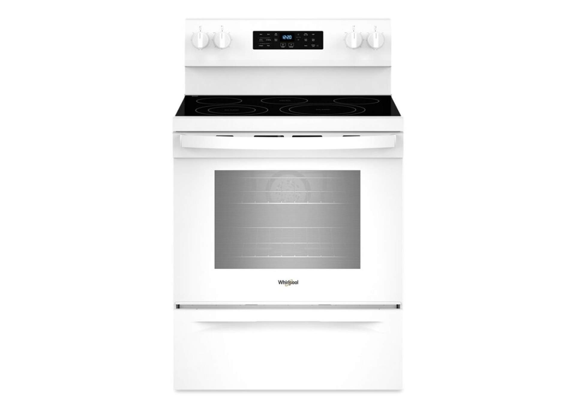 30-inch Energy Star Electric Range with Air Cooking Technology, No Preheat Air Fry and Air Baking and Self Clean