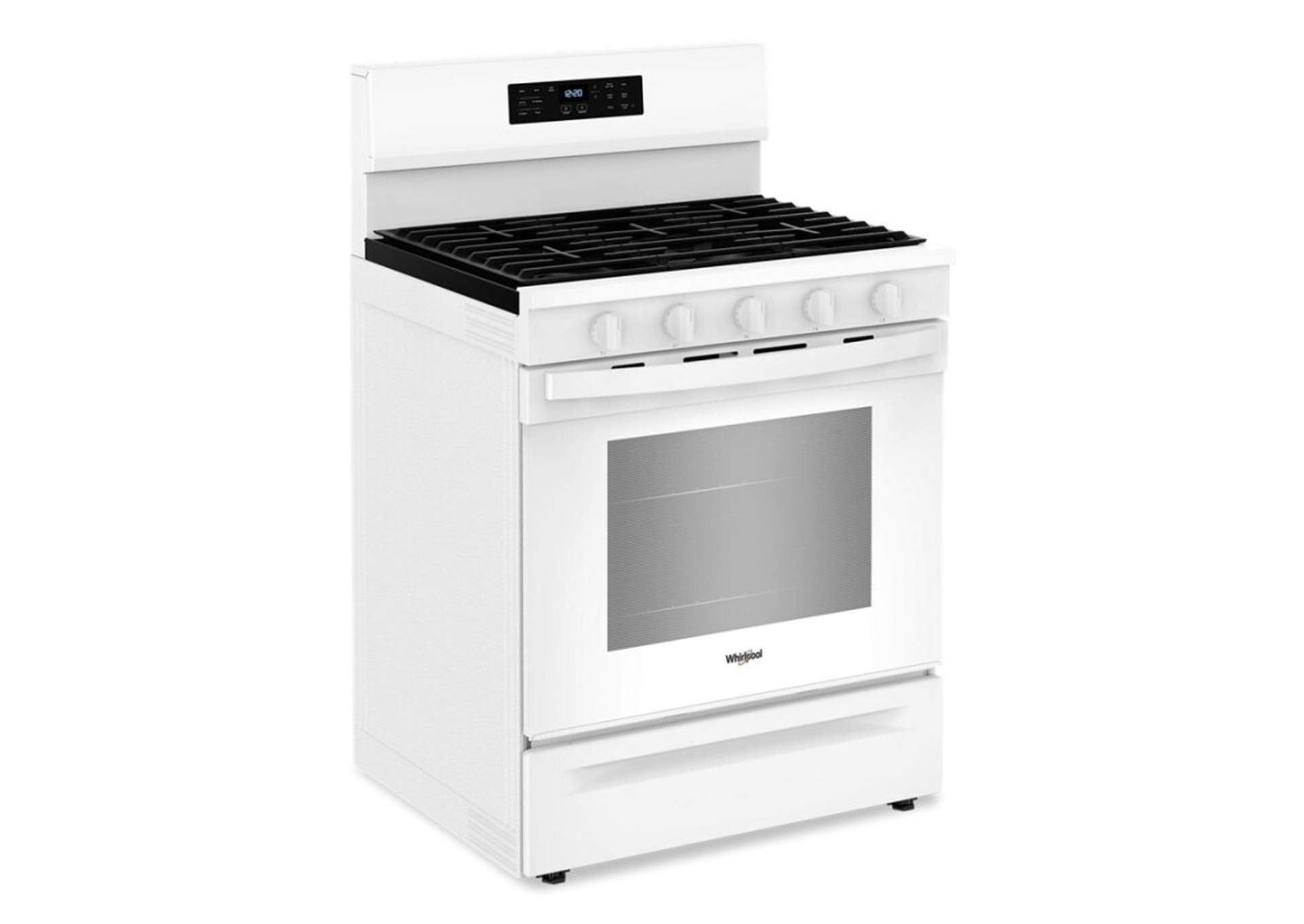 30-inch Gas Range with Air Cooking Technology, No Preheat Air Fry and Air Baking and Self Clean