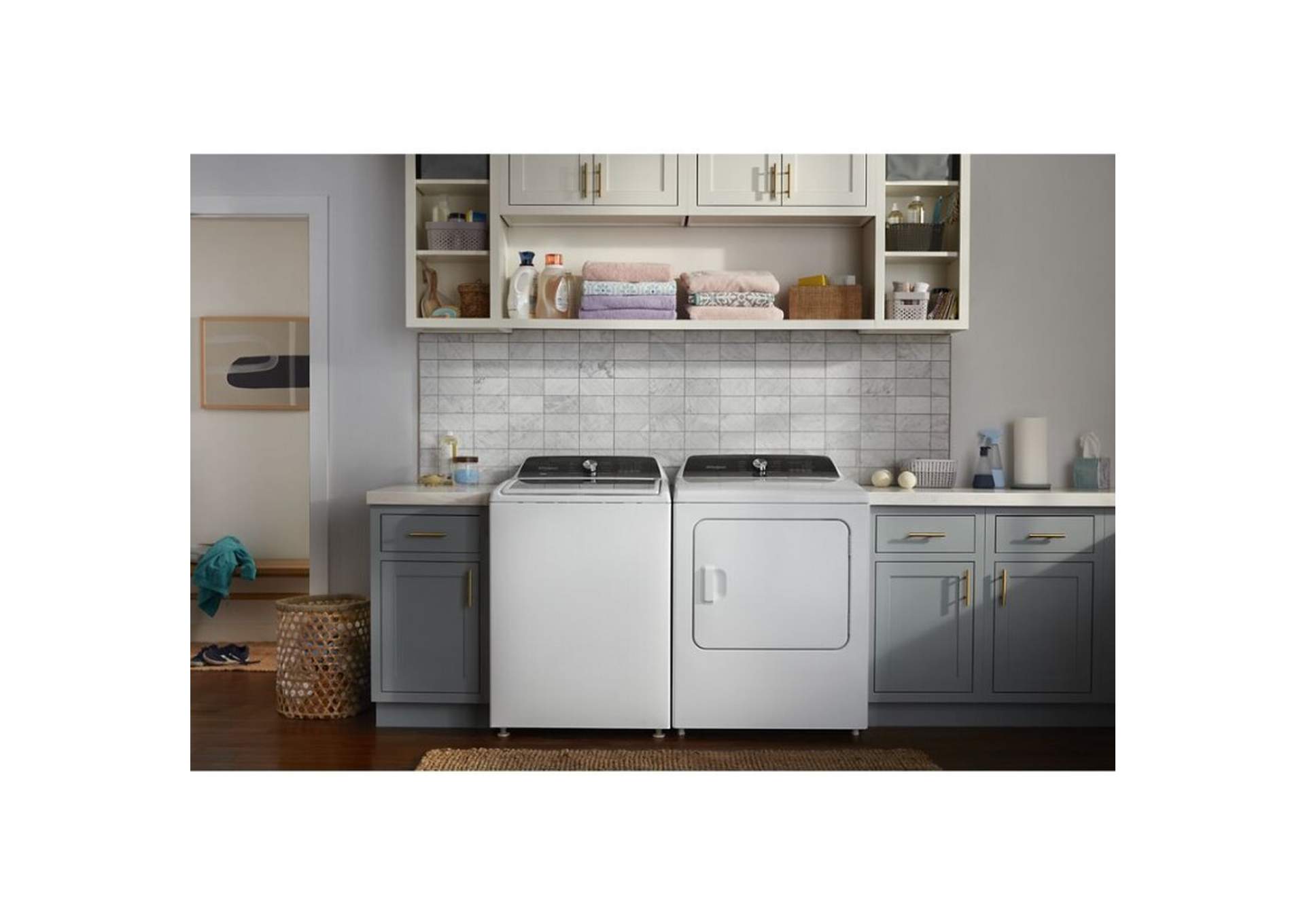 7.0 Cu. Ft. Top Load Gas Moisture Sensing Dryer with Steam