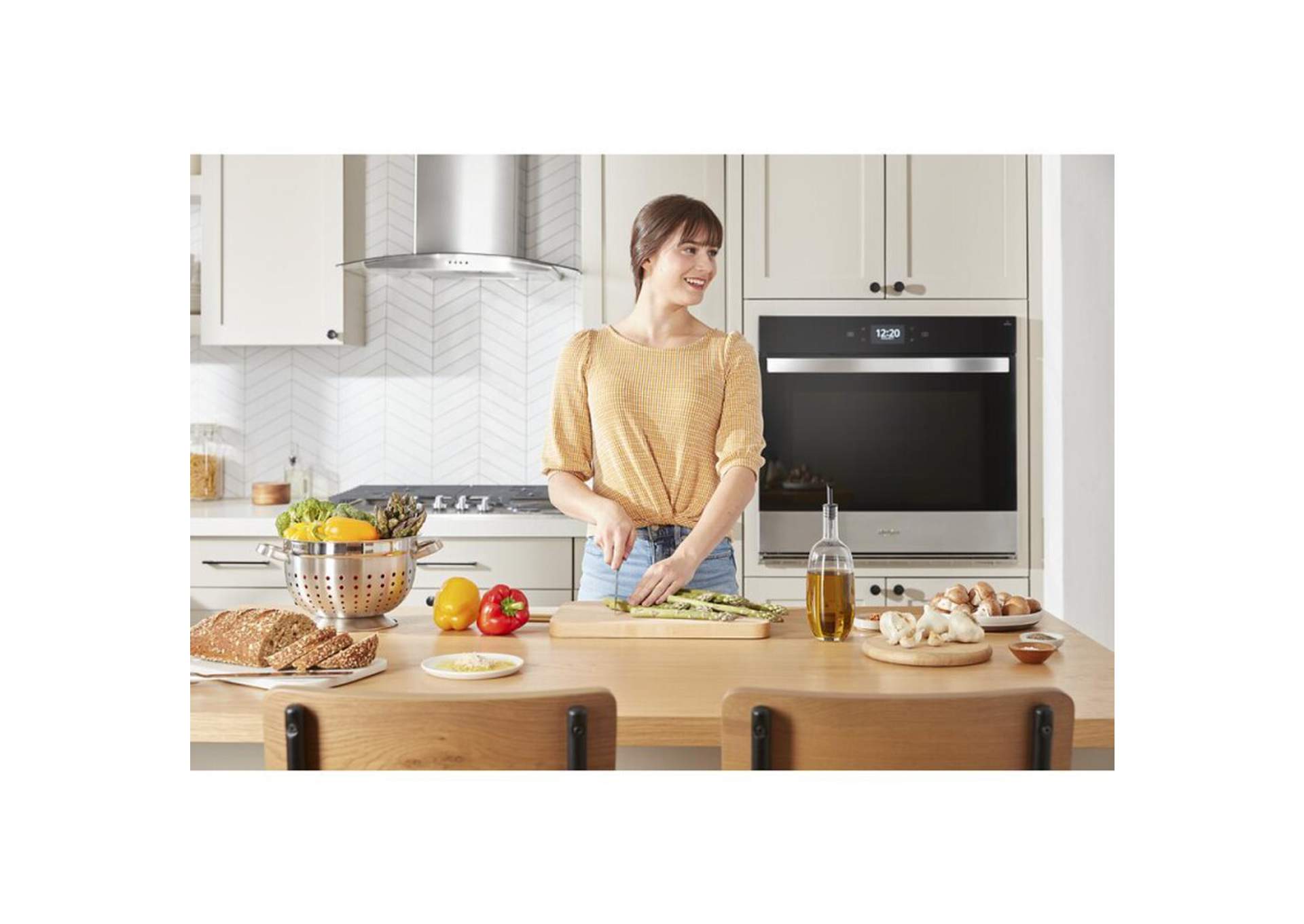 5.0 Cu. Ft. Wall Oven Microwave Combo with Air Fry