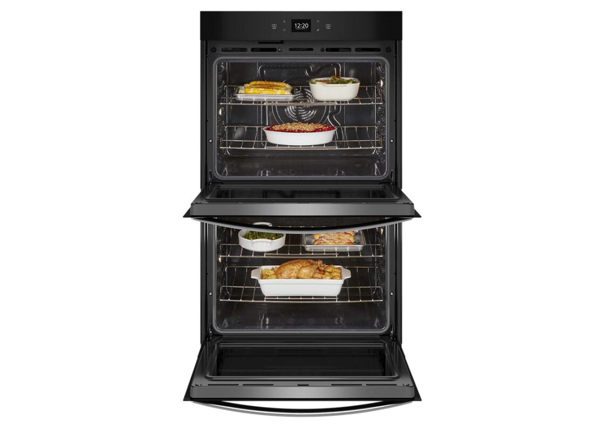 8.6 Total Cu. Ft. Double Wall Oven with Air Fry When Connected