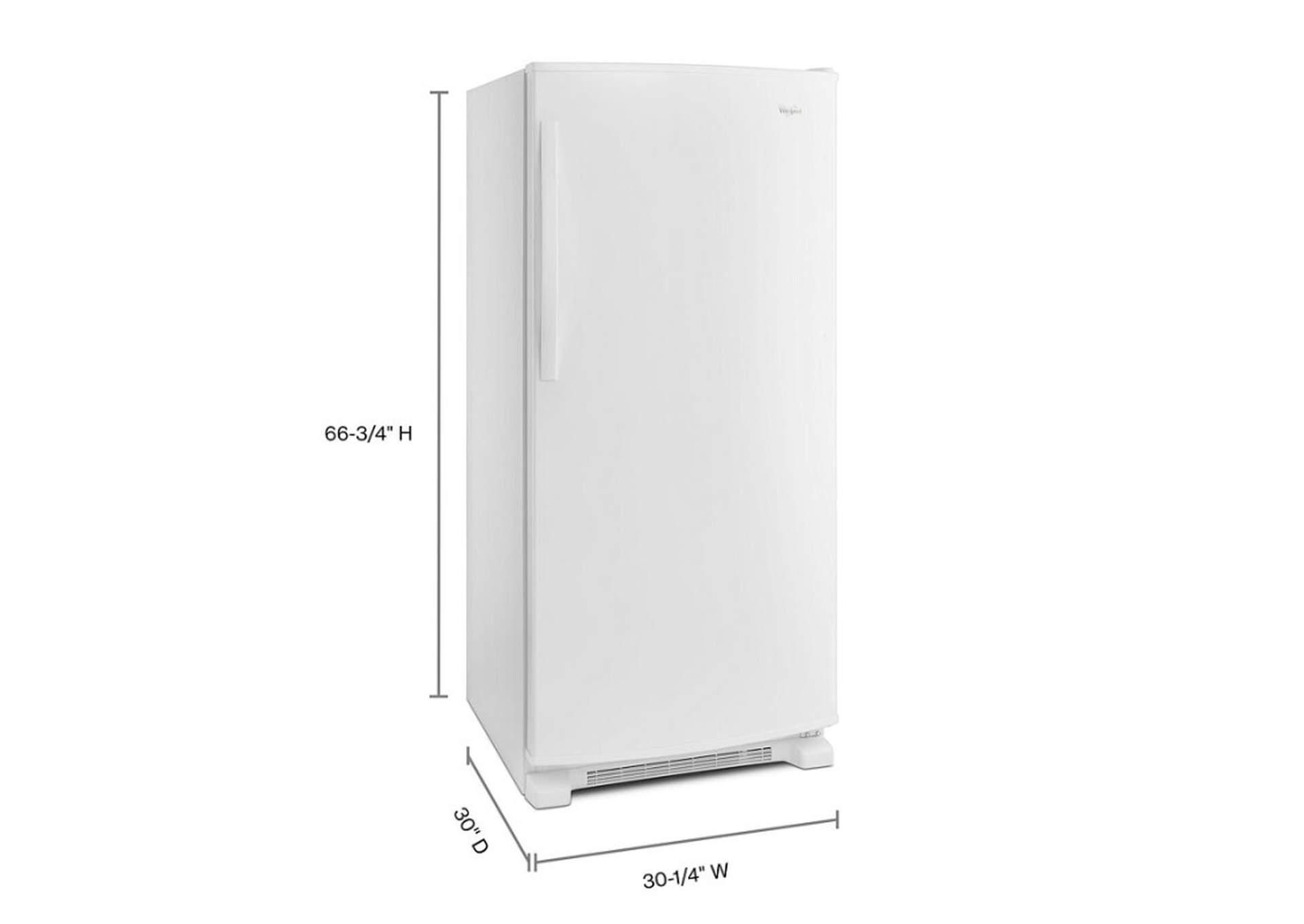 31-inch Wide All Refrigerator with LED Lighting - 18 cu. ft.