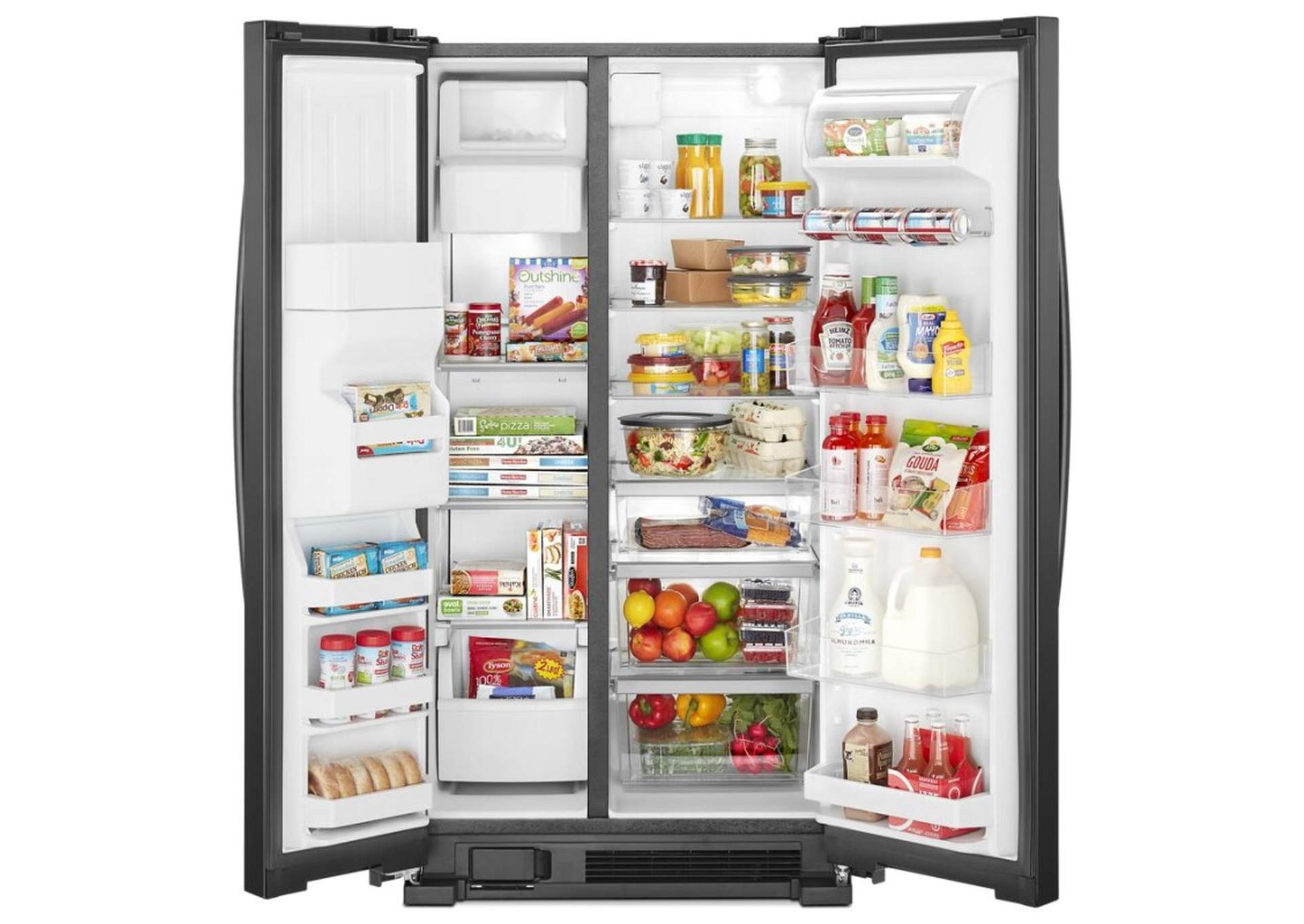33-inch Wide Side-by-Side Refrigerator - 21 cu. ft.