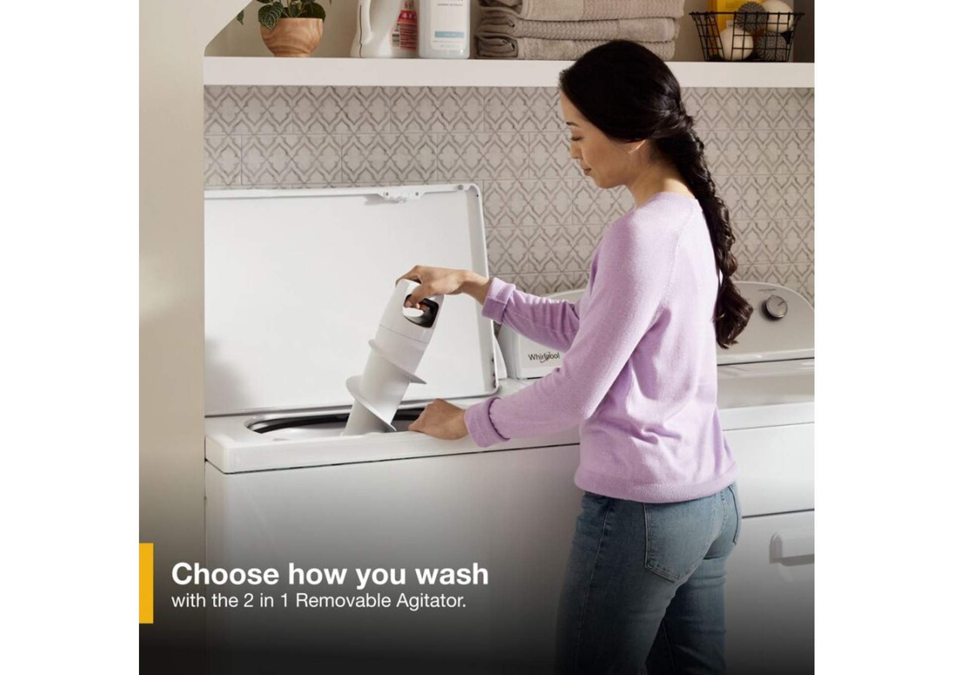 3.8-3.9 Cu. Ft. Top Load Washer with Removable Agitator